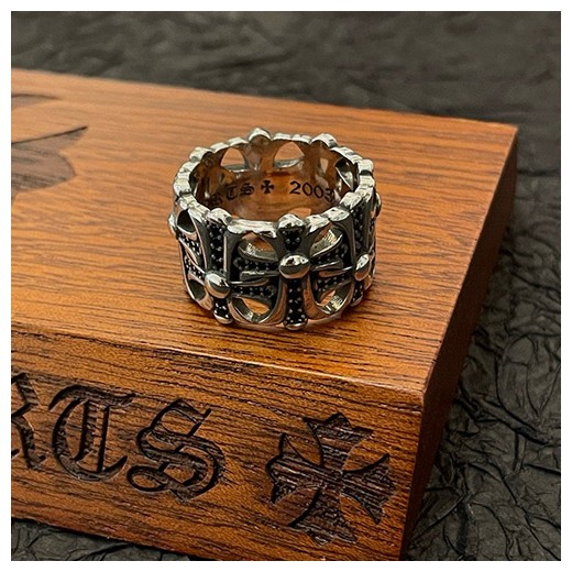 [홍콩명품.Chrome Hearts] 크롬하츠 26SS 로고 925실버 링 반지, ET3396, NNT, 명품레플리카 모자 캡 남자여자