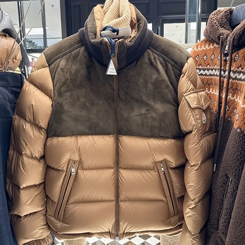[홍콩명품.MONCLER] 몽클레어 26SS 로고 구스다운 패딩 자켓 (브라운), BM24632, PG, 레플리카의류,미러급사이트