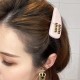 [홍콩명품,MIU MIU] 미우미우 26SS 로고 머리핀 헤어핀 (2컬러), ET3402, JL, 명품악세사리,팔찌,귀걸이,반지