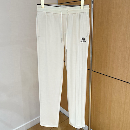 [홍콩명품.Loro Piana] 로로피아나 26SS 로고 자수 울 조거 팬츠 바지 (2컬러), BM24673, 레플리카의류,미러급사이트