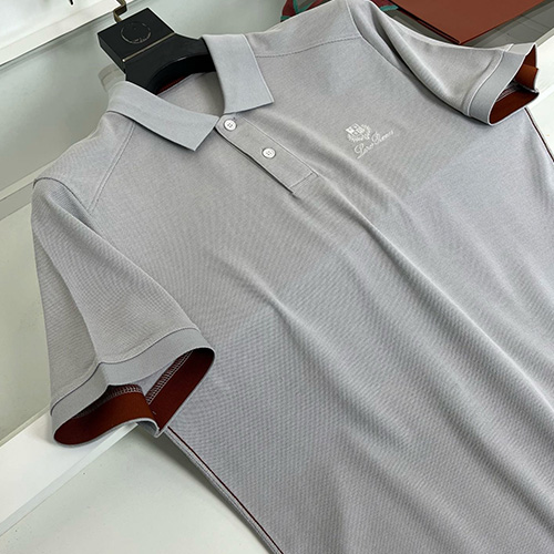 [홍콩명품.Loro Piana] 로로피아나 26SS 로고 자수 카라 폴로 반팔 티셔츠 (3컬러), BM24689, 레플리카의류,미러급사이트