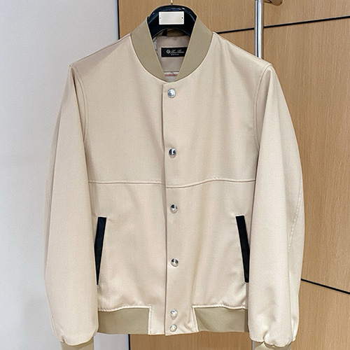 [홍콩명품.Loro Piana] 로로피아나 26SS 로고 울 봄버 자켓 (3컬러), BM24692, 레플리카의류,미러급사이트