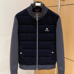[홍콩명품.Loro Piana] 로로피아나 26SS 로고 터틀넥 코드류이 골덴 레이어드 다운 패딩 봄버 자켓 (3컬러), BM24703, 레플리카의류,미러급사이트