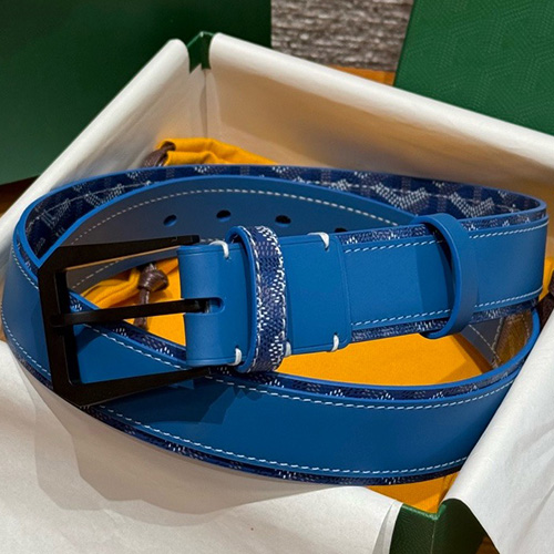 [홍콩명품,GOYARD] 고야드 26SS 로고 FLORIDA 블루 레더 가죽 벨트 (4컬러), 4.0cm, BT1529, X1, 명품레플리카,인터넷쇼핑몰,남자명품,해외직구