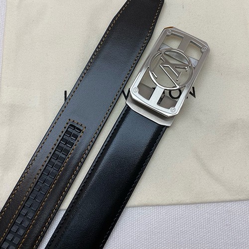 [홍콩명품.LOUIS VUITTON] 루이비통 26SS 로고 레더 가죽 자동 벨트 (2컬러), 3.4cm, BT1539, X1, 명품레플리카,인터넷쇼핑몰,남자명품,해외직구