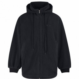 [홍콩명품.BALENCIAGA] 발렌시아가 26SS 로고 자수 플리스 후드 바람막이 자켓 (블랙), BM24731, JL, 레플리카의류,미러급사이트