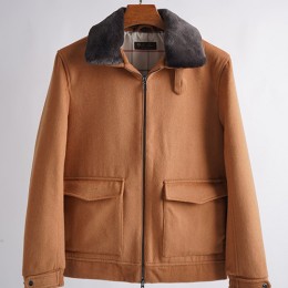 [홍콩명품.Loro Piana] 로로피아나 26SS 로고 시어링 울 자켓 (2컬러), BM24739, JL, 레플리카의류,미러급사이트