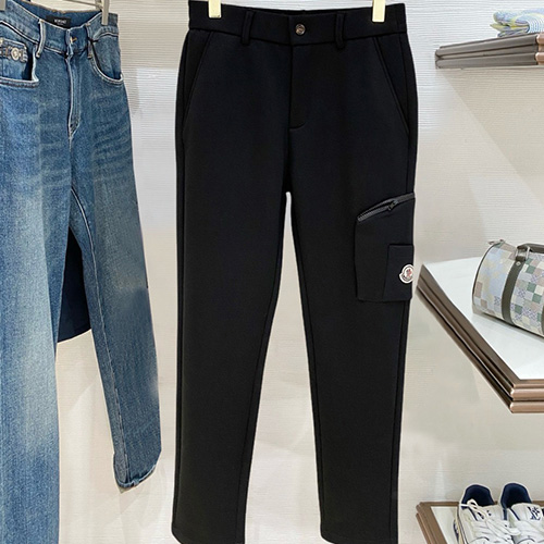 [홍콩명품.MONCLER] 몽클레어 26SS 로고 조거 팬츠 바지 (블랙), BM24751, 레플리카의류,미러급사이트