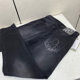 [홍콩명품,Christian Dior] 디올 26SS 로고 데님 팬츠 진 청바지 (블랙), BM24774, S1F, 레플리카의류,미러급사이트
