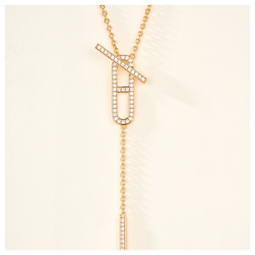 [홍콩명품.Hermes] 에르메스 26SS 로고 Ever Chaine D'Ancre 다이아 장식 목걸이 (2컬러), ET3439, 홍콩명품의류,구매대행,온라인명품
