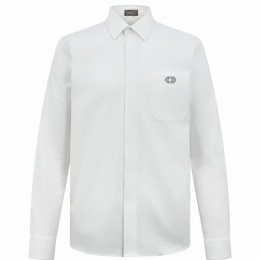 [가격문의][홍콩명품,Christian Dior] 디올 26SS 로고 CD 자수 남방 셔츠 (화이트), BM24798, KK, 레플리카의류,미러급사이트
