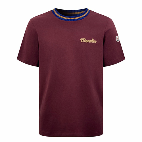 [가격문의][홍콩명품.MONCLER] 몽클레어 26SS 로고 자수 반팔 티셔츠 (3컬러), BM24806, KK, 레플리카의류,미러급사이트
