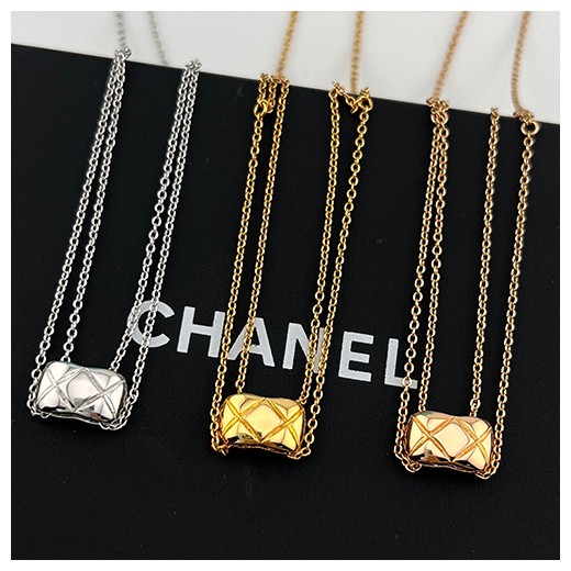 [홍콩명품.CHANEL] 샤넬 26SS 로고 COCO CRUSH 링 목걸이 (3컬러), ET3606, 무료배송