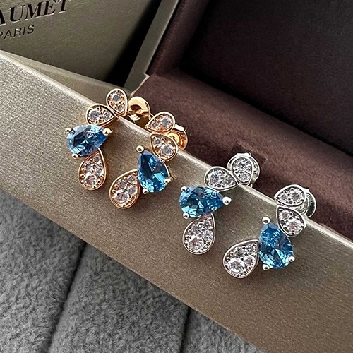 [홍콩명품.CHAUMET] 쇼메 26SS 로고 다이아 장식 이어링 귀걸이 (2컬러), ET3615, 무료배송