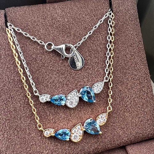 [홍콩명품.CHAUMET] 쇼메 26SS 로고 다이아 장식 목걸이 (2컬러), ET3617, 무료배송