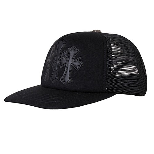 [홍콩명품.Chrome Hearts] 크롬하츠 26SS 로고 크로스 볼캡 모자 (블랙), CA0432, JL, 무료배송