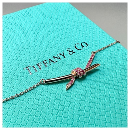 티파니앤코 로고 Knot 925실버 45cm 목걸이 26SS