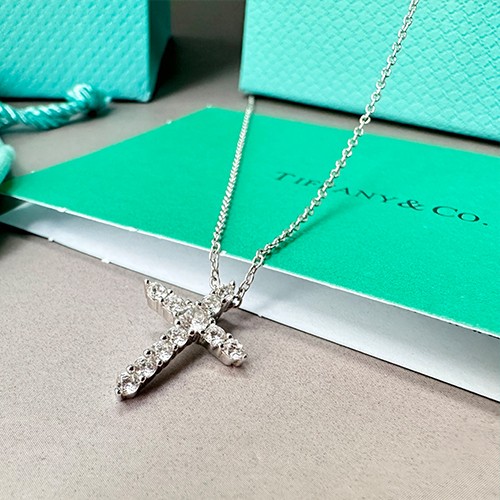 티파니앤코 로고 Return to Tiffany-Double Heart Tag 925실버 45cm 목걸이 26SS