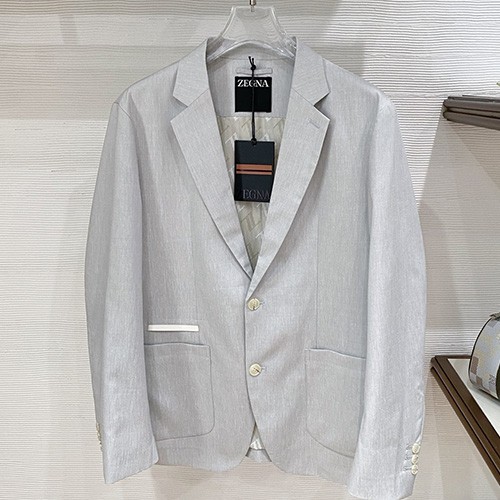제냐 로고 린넨 정장 수트 자켓 (3컬러) 26SS