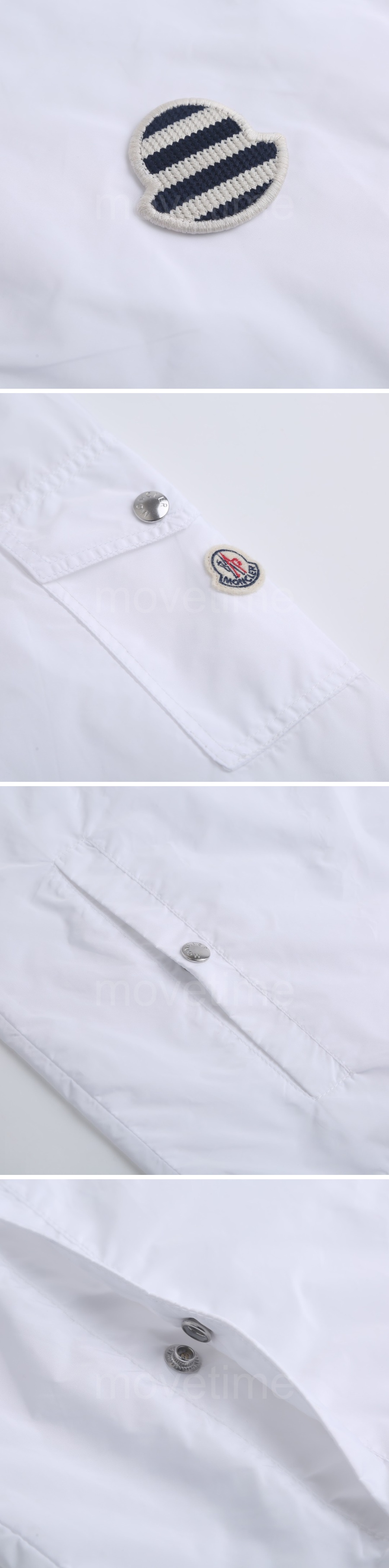 몽클레어 로고 자수 후드 바람막이 자켓 (2컬러) 26SS 상세이미지 7