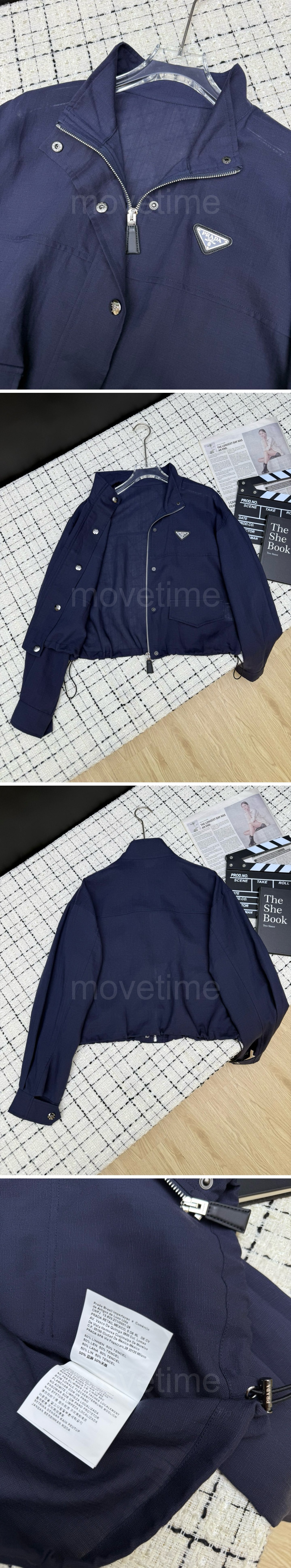 프라다 삼각로고 여성 린넨 자켓 (2컬러) 26SS 상세이미지 3