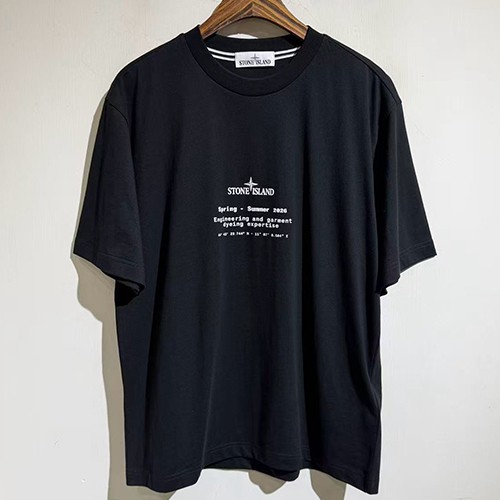 스톤아일랜드 로고 Organic Cotton Jersey 반팔 티셔츠 (2컬러) 26SS