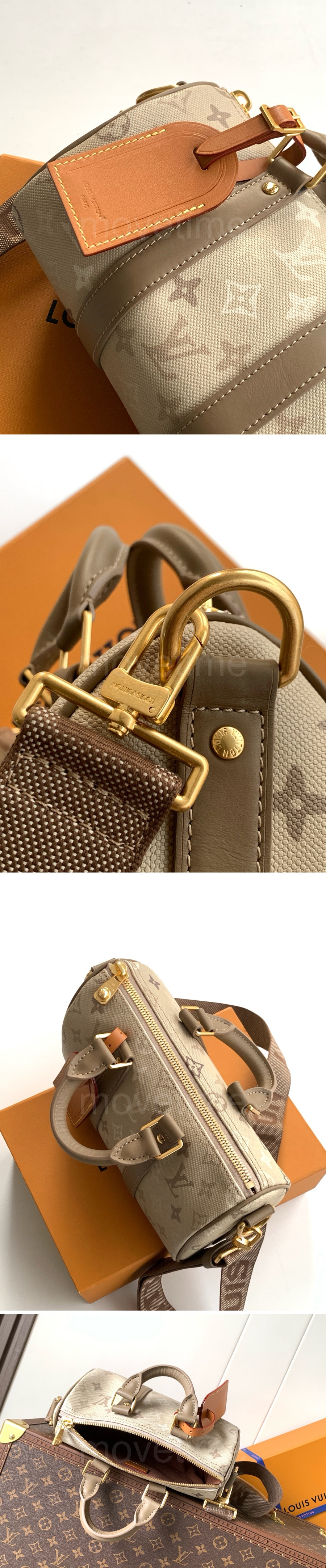 루이비통 로고 모노그램 Keepall Bandouliere 25 토트백 핸드백 M29272 (베이지) 26SS 상세이미지 3