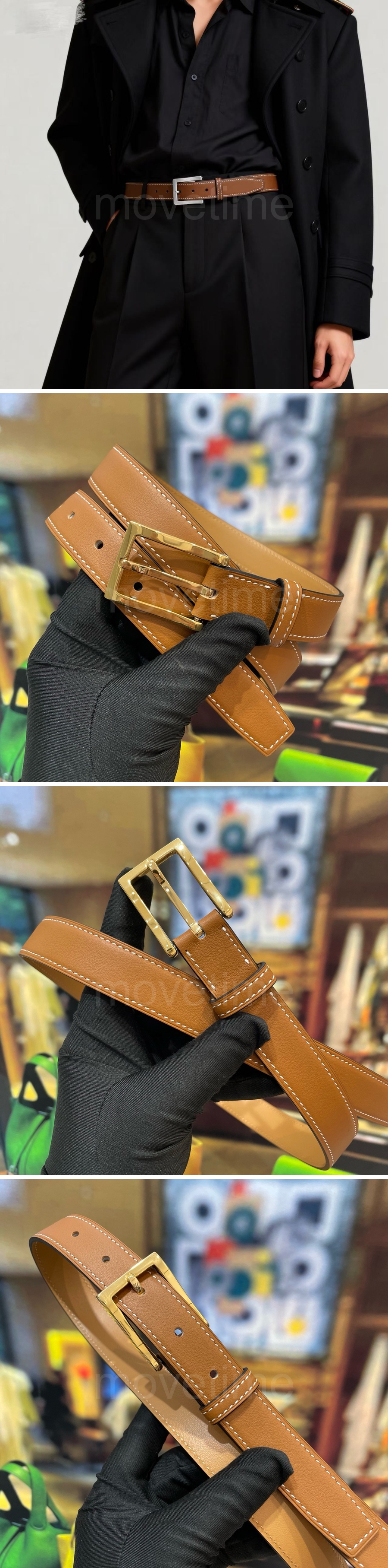 에르메스 여성용 가죽 리버서블 2.6cm 벨트 (2컬러) 26SS 상세이미지 4