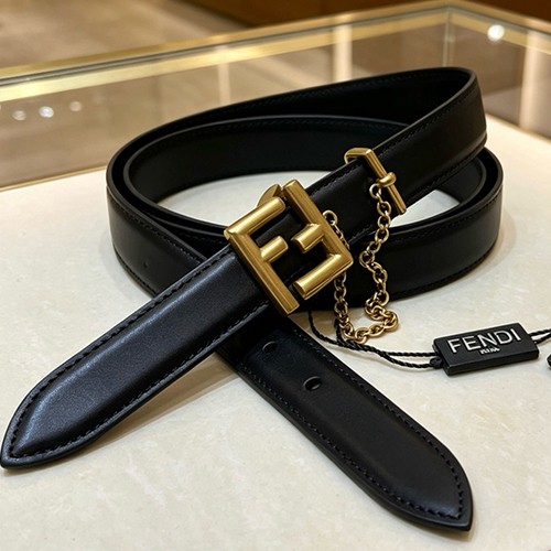 펜디 로고 여성 FF 레더 가죽 리버서블 2.0cm 벨트 (3컬러) 26SS