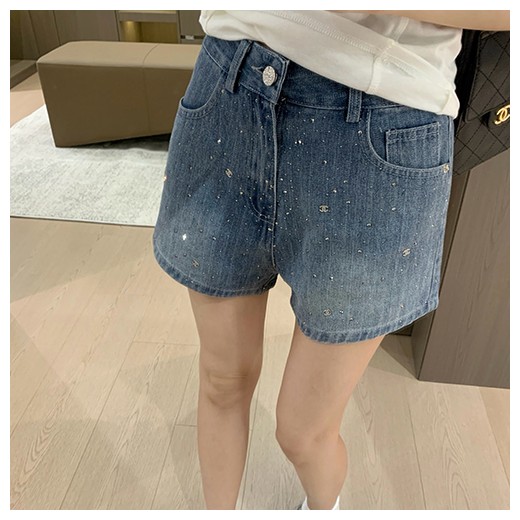 샤넬 여성 데님 핫팬츠 쇼츠 반바지 26SS