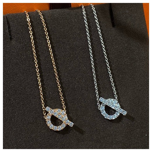 에르메스 Finesse 다이아 장식 목걸이 26SS