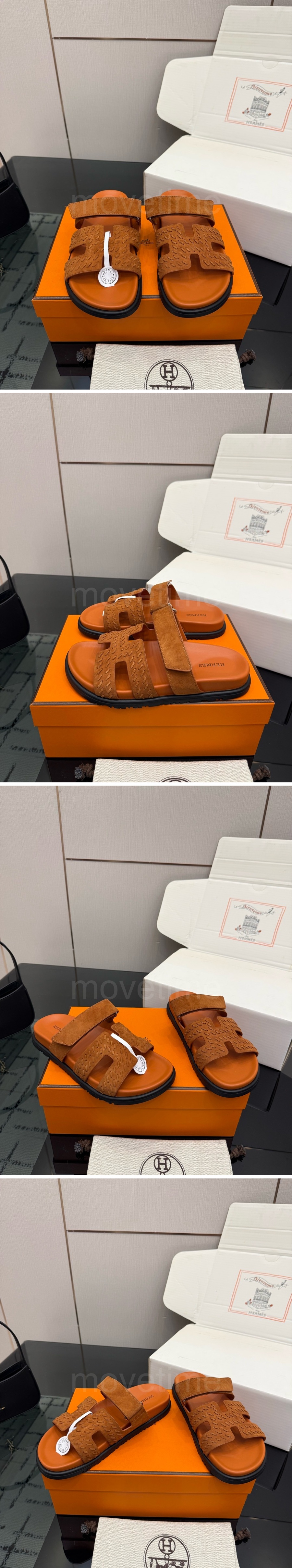 에르메스 여성 레더 가죽 샌들 슬리퍼 26SS 상세이미지 5