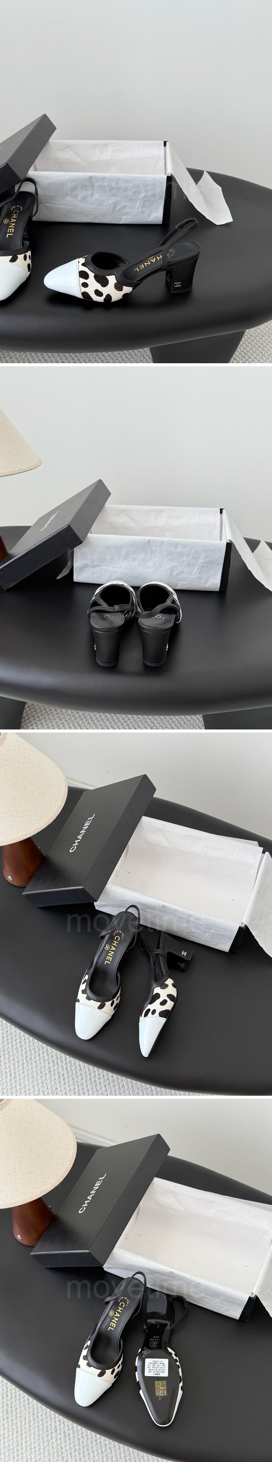 샤넬 여성 Slingback 레더 가죽 구두 샌들 26SS 상세이미지 9