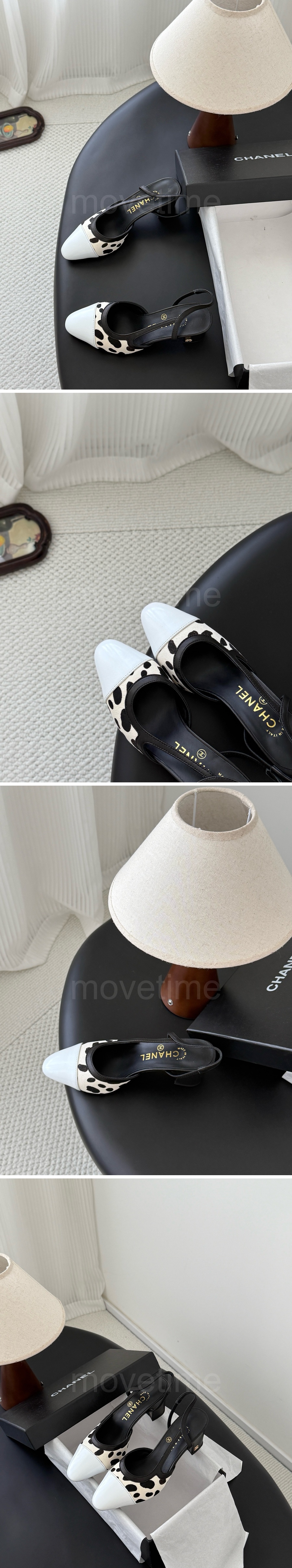 샤넬 여성 Slingback 레더 가죽 구두 샌들 26SS 상세이미지 10