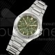 아이더블유씨 Ingenieur Automatic 40 SS MZF 1:1 베스트 에디션 그린/옐로우 다이얼, 스테인리스 스틸 브레이슬릿 A2892