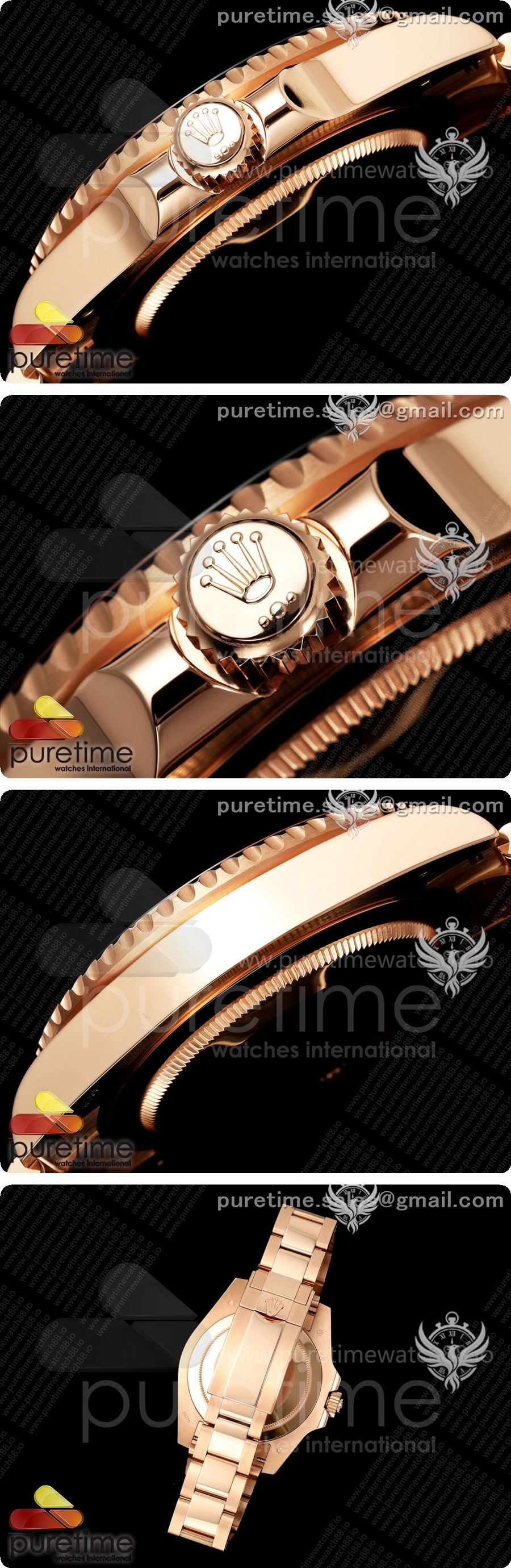 로렉스 GMT-Master II 126715 CHNR 블랙/브라운 세라믹 WF 베스트 에디션 블랙 다이얼 브레이슬릿 JH3285 CHS 상세이미지 4