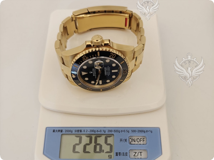 로렉스 서브마리너 41mm 옐로우골드 126618 LN 블랙 세라믹 WF 1:1 베스트 에디션 JH3235 상세이미지 13