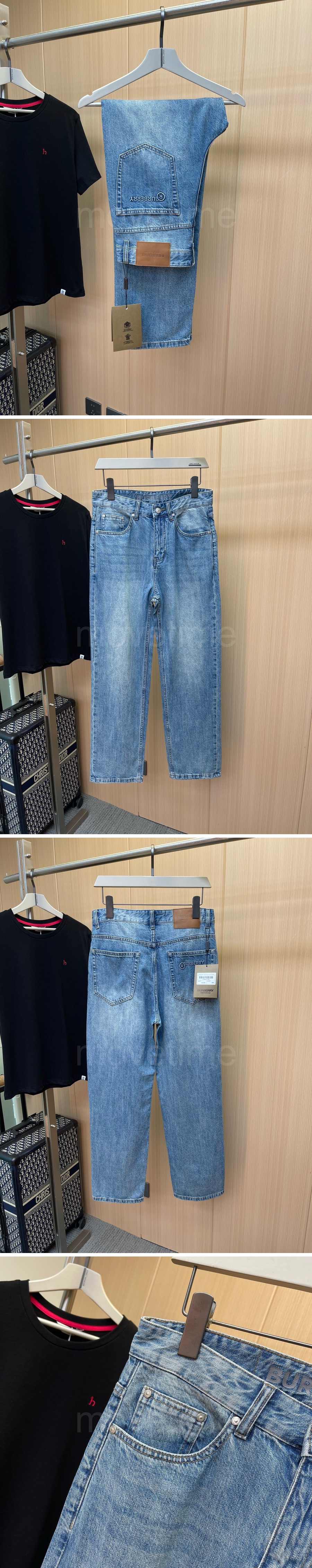 버버리 데님 팬츠 진 청바지 26SS 상세이미지 2