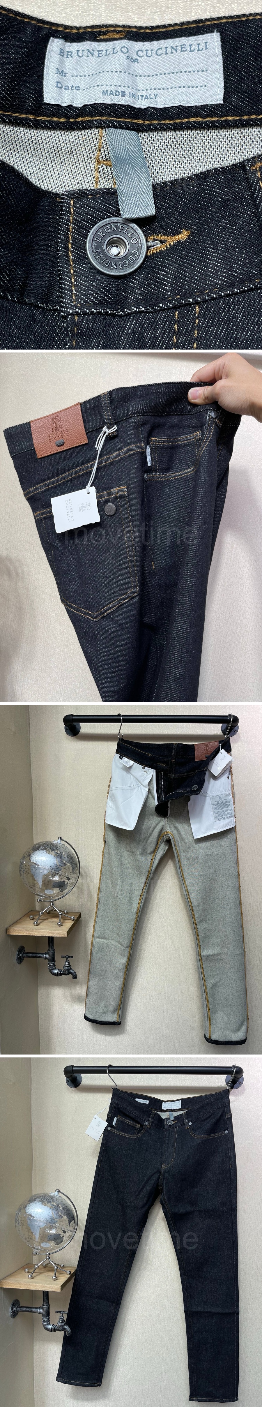 브루넬로 쿠치넬리 데님 팬츠 블랙진 청바지 26SS 상세이미지 3