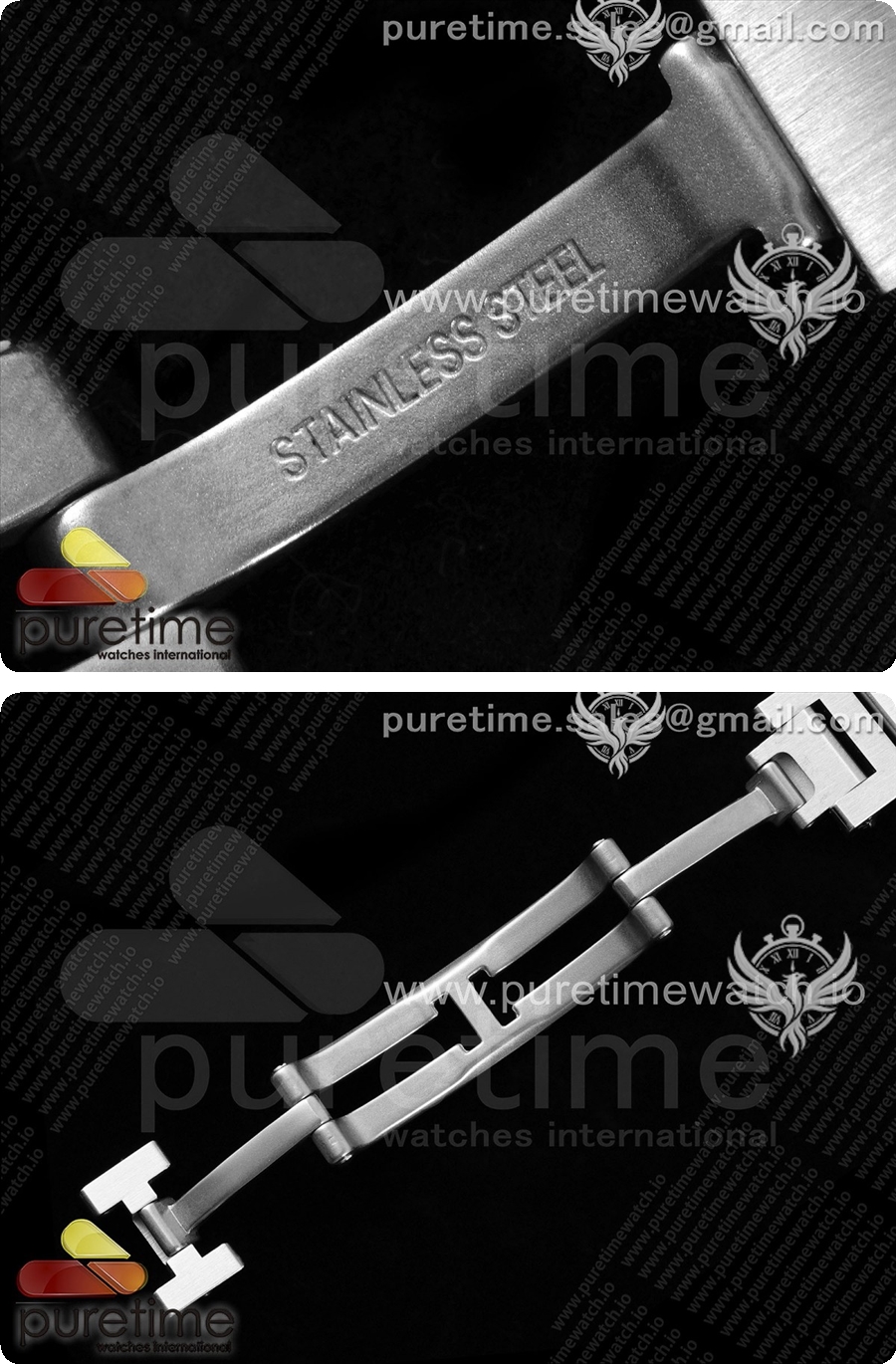 까르띠에 발롱 블루 33mm AF 1:1 베스트 에디션 실버 텍스처 다이얼 다이아몬드 베젤 스테인리스 스틸 브레이슬릿 론다 쿼츠 시계 상세이미지 10