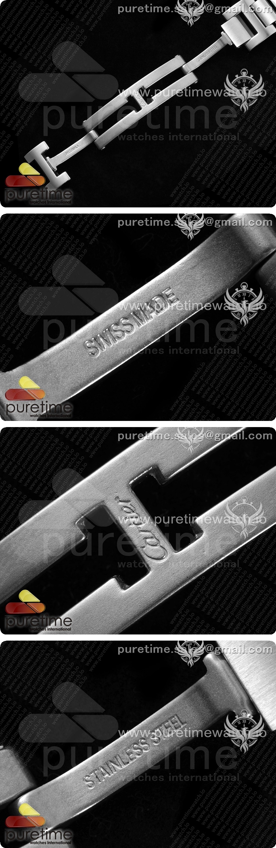 까르띠에 발롱 블루 33mm AF 1:1 베스트 에디션 화이트 다이얼 다이아몬드 베젤 스테인리스 스틸 브레이슬릿 론다 쿼츠 시계 상세이미지 8