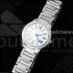 까르띠에 론다 머스트 29mm 스테인리스 스틸 AF 1:1 베스트 에디션 화이트 다이얼, 스테인리스 스틸 브레이슬릿, 론다 쿼츠 시계