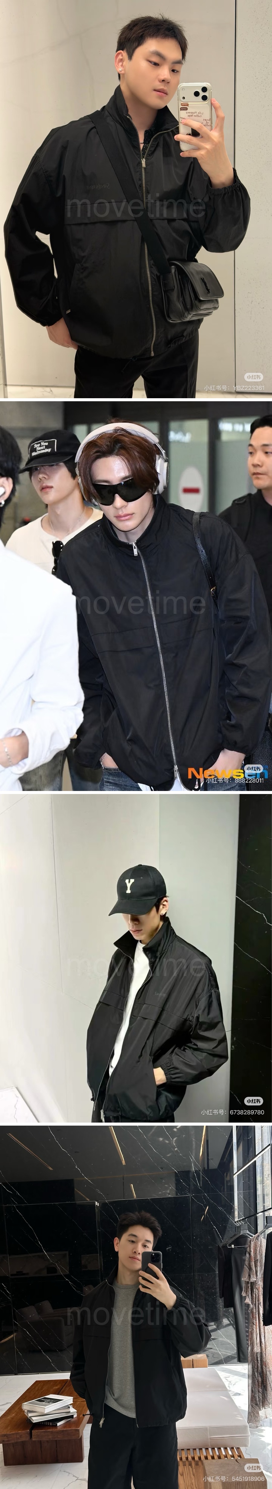 입생로랑 남성용  바람막이 지퍼자켓 26SS 상세이미지 2
