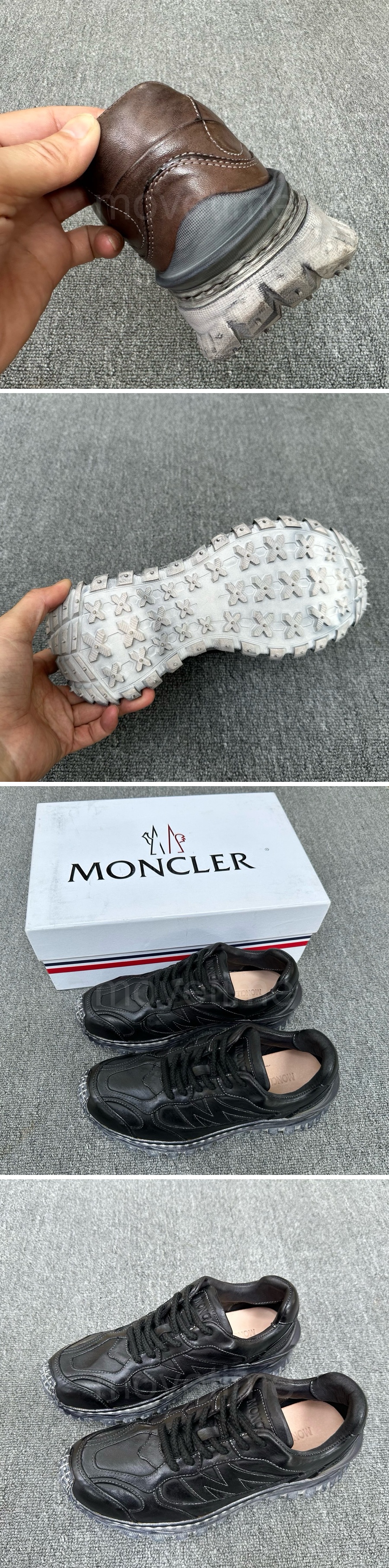 몽클레어 남자 가죽레더 운동화 레플래카 26SS 상세이미지 6