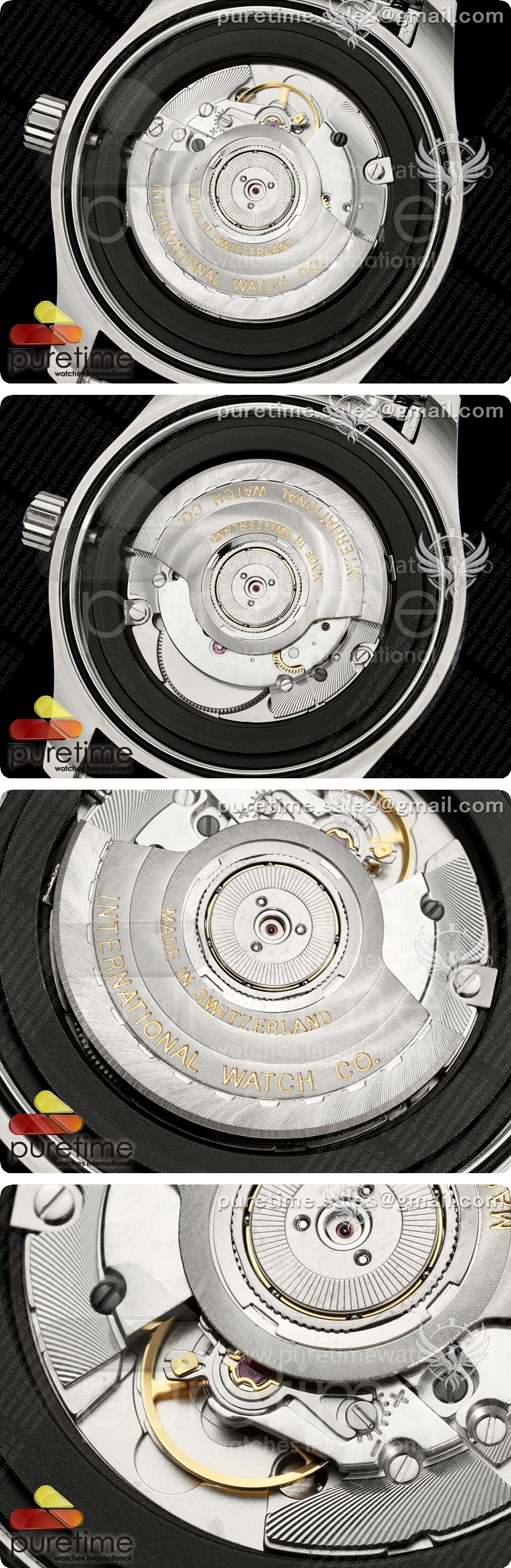 IWC Mark XX MZF 1:1 블루/로직 다이얼, 스테인리스 스틸 브레이슬릿 A2892 상세이미지 6