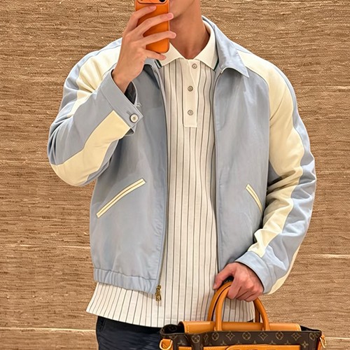 루이비통 Malletier 카라 봄버 자켓 1AK6LP 26SS