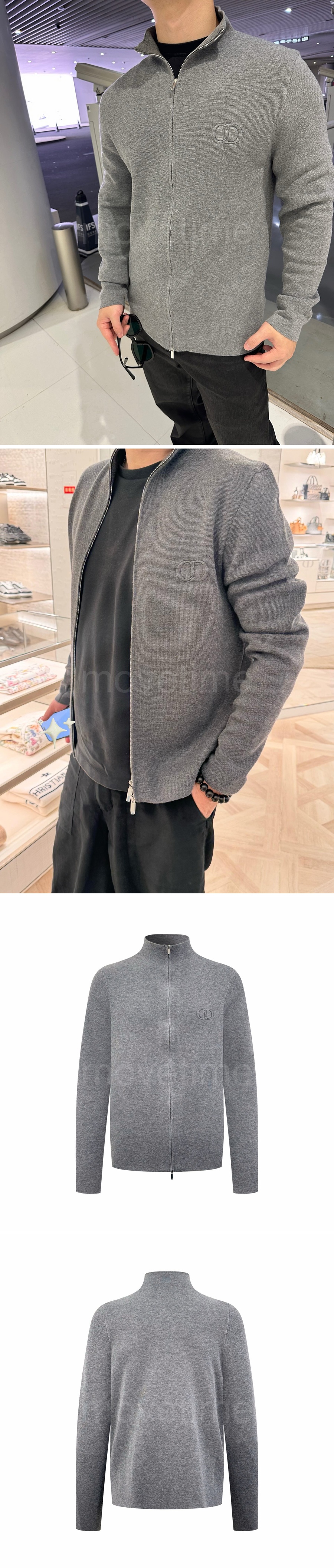 디올 터틀넥 가을 남자 집업 자켓 26SS 상세이미지 2