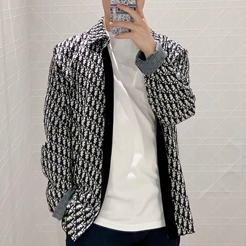 디올 오블리크 울 남방 셔츠 26SS