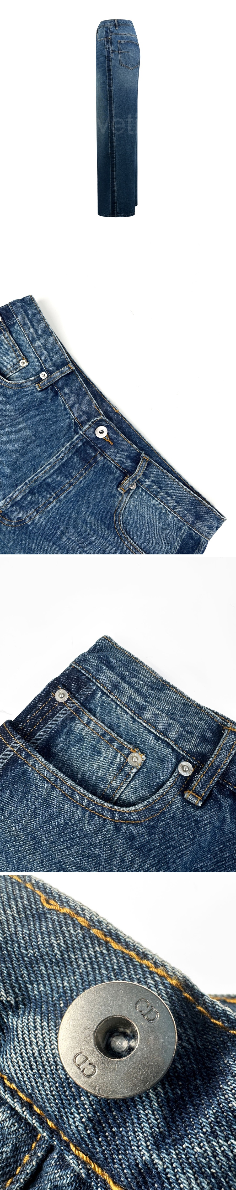 디올 오버핏 데님 팬츠 진 청바지 26SS 상세이미지 3