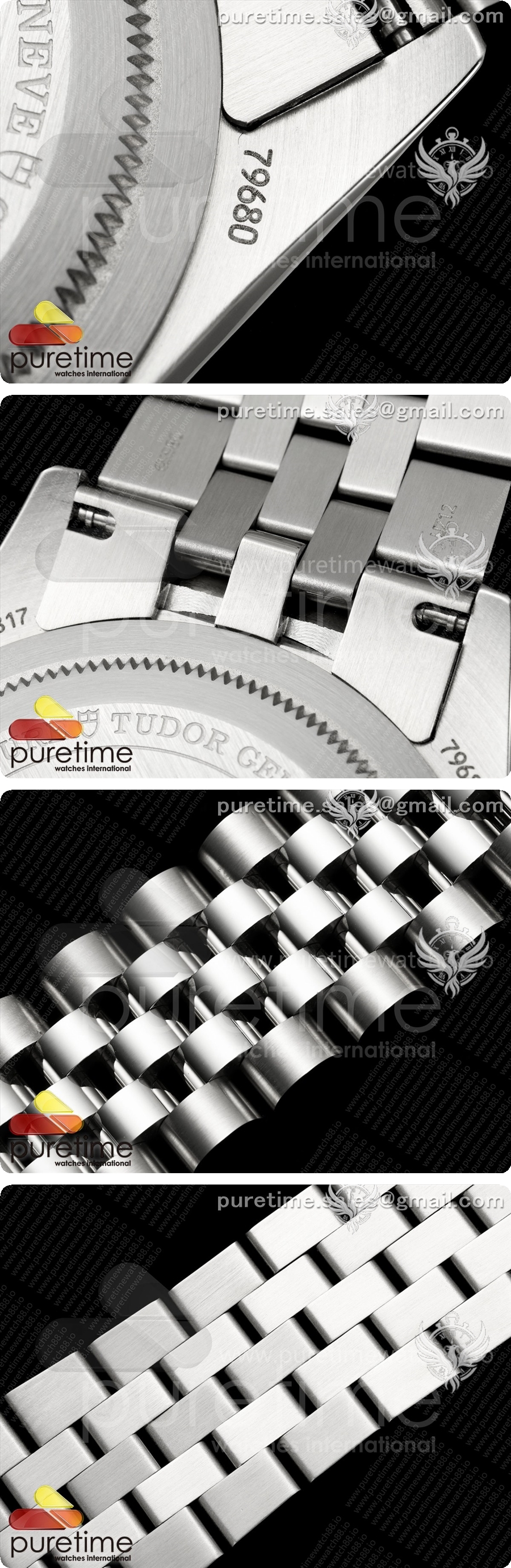 튜더 블랙 베이 원 41 스테인레스 스틸 1:1 실버 다이아몬드 다이얼 상세이미지 8